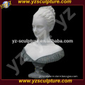 stone elegant lady bust statues for decoration